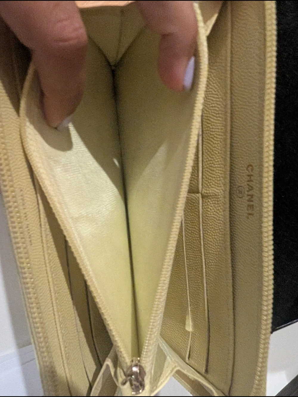 CHANEL zip around
